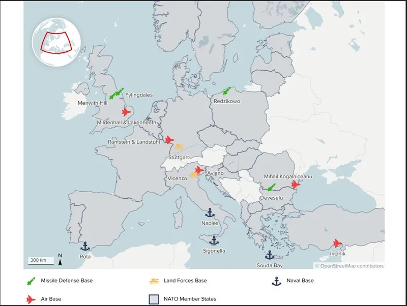 Centrul funcționează alături de șase clinici suplimentare din Germania, Italia și Belgia, cu personal comun de peste 2.000 de angajați. Este o bază medicală militară permanentă a SUA.