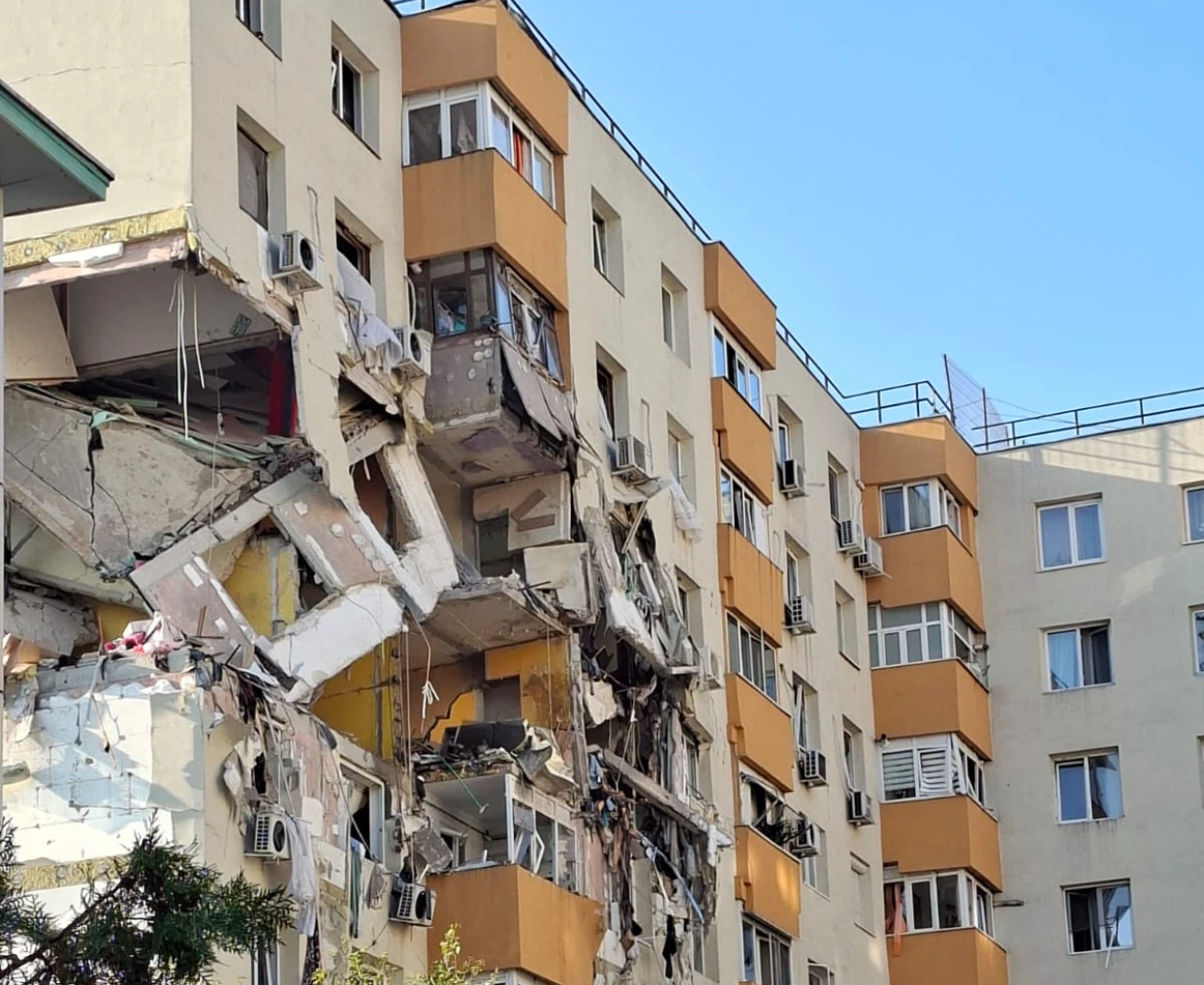 După explozia